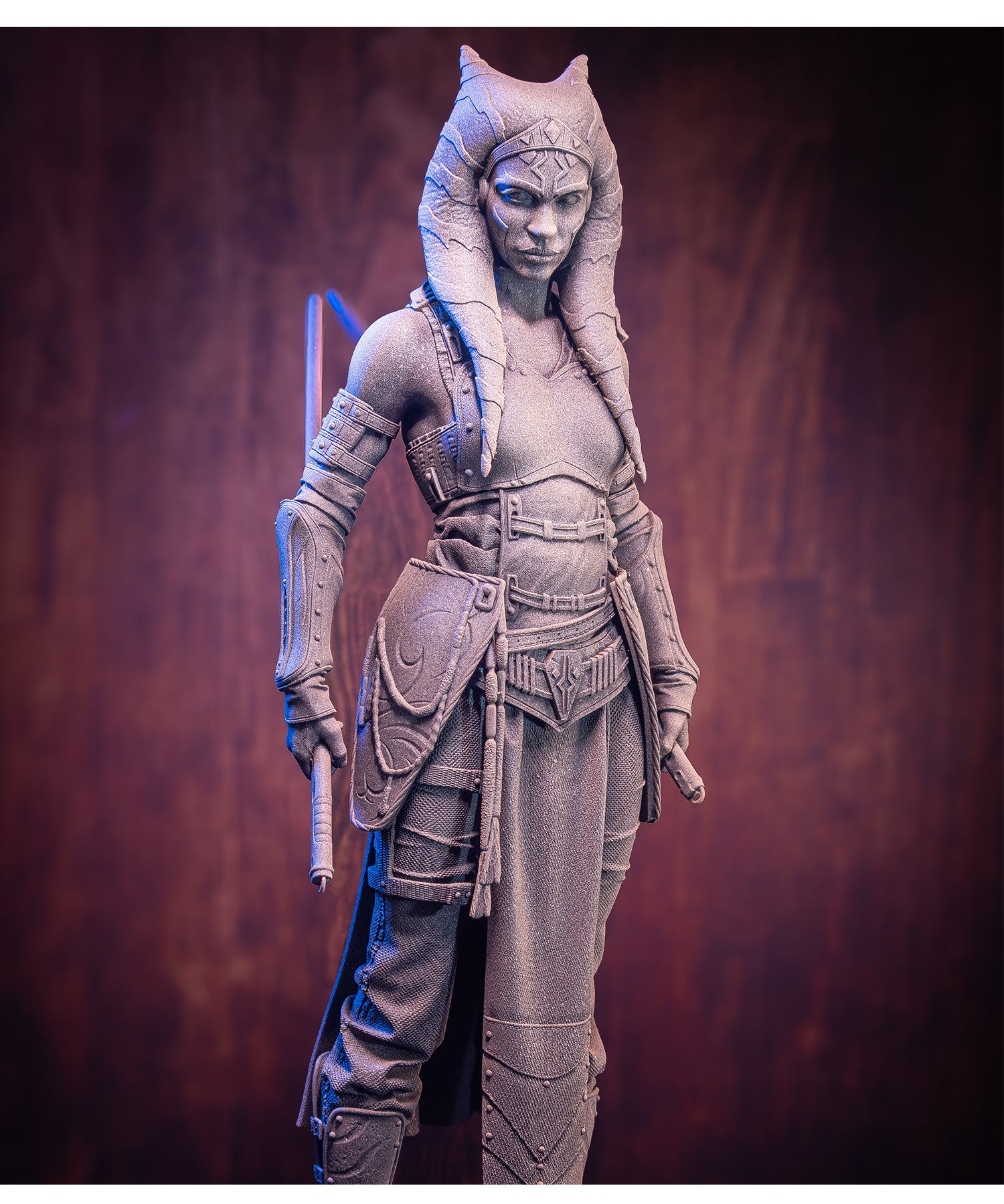 ASHOKA ( Star Wars) 3D Printed with Inslogic Reinforced Standard Pro 3D Printer Resin