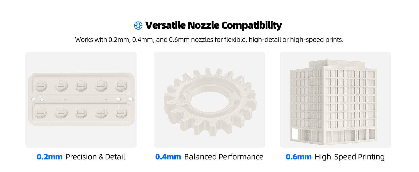 Inslogic ABS FR V0 Functional 3D Printing Filament 1.75mm 1KG with Spool - Versatile Nozzle Compatibility