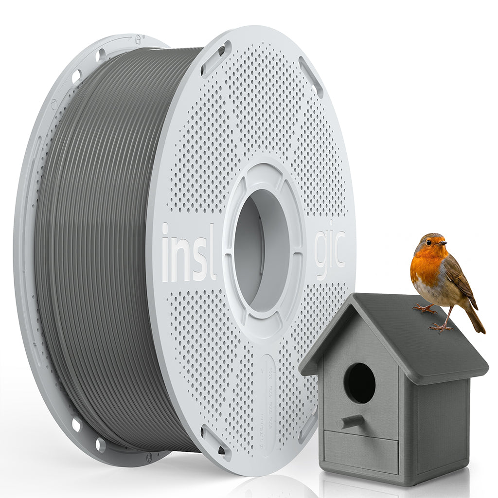 1.75mm ASA filament spool, gray