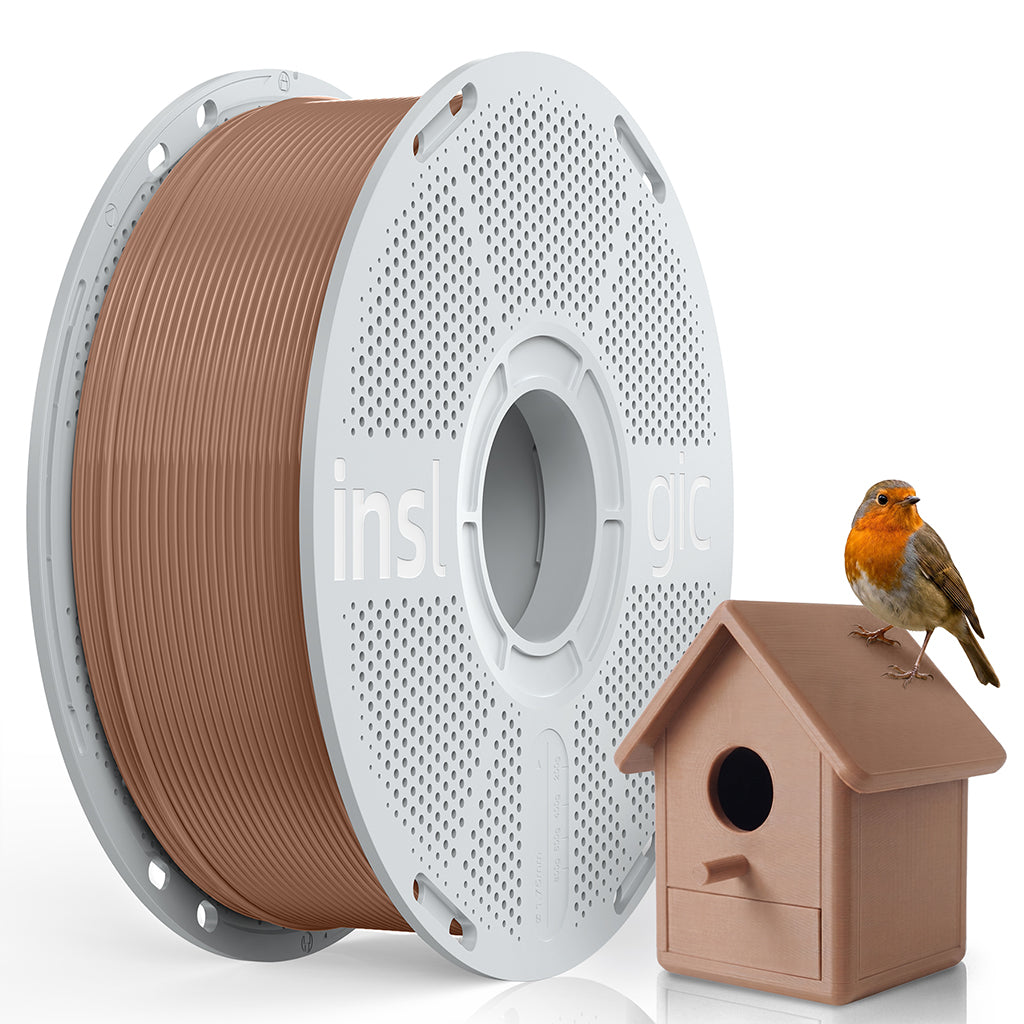 1.75mm ASA filament spool, light brown