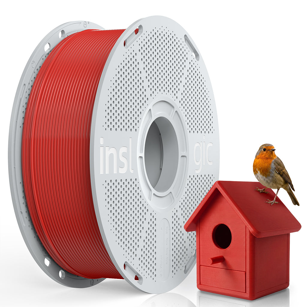 1.75mm ASA filament spool, red