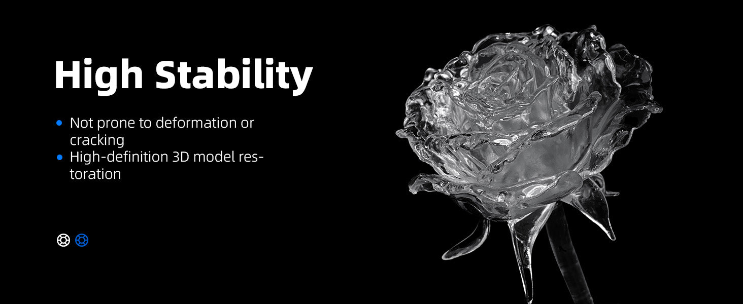 Inslogic Clear Resin, Professional 3D Printing Materials,High Stability