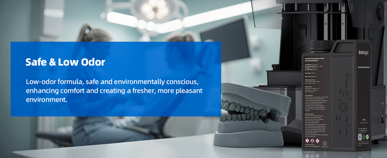 Inslogic Dental Model Resin Safe & Low Odor