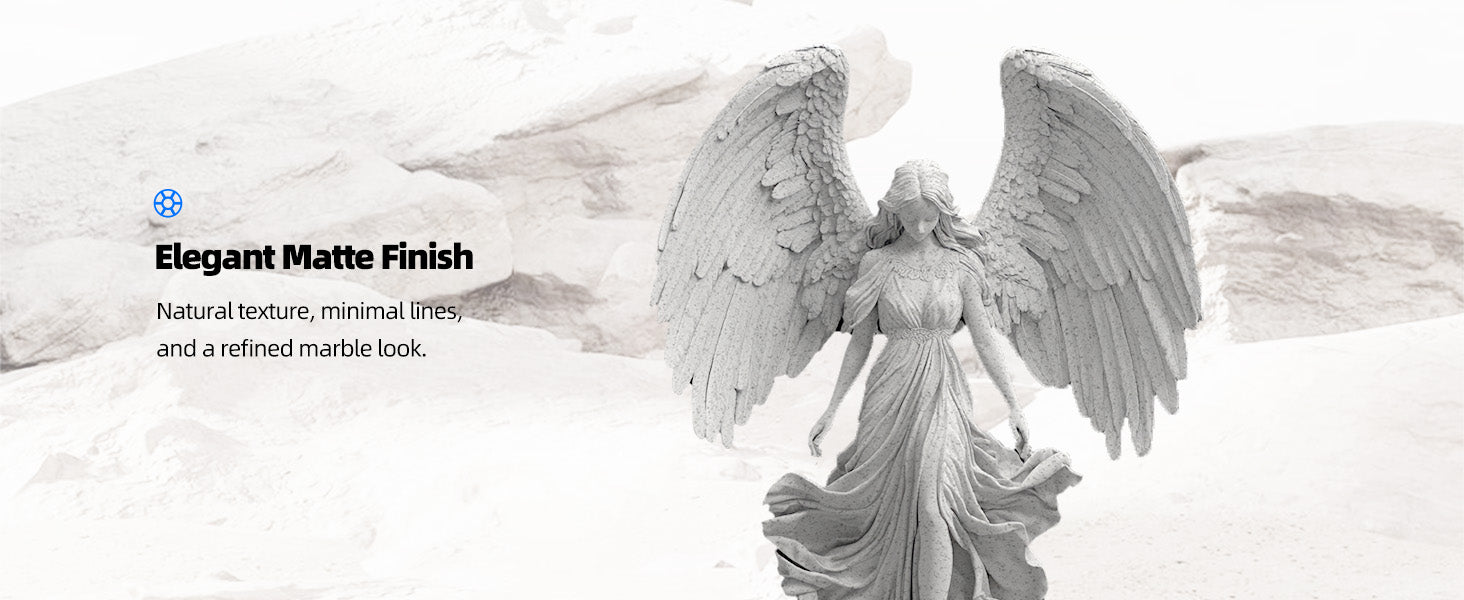 Inslogic High-Speed Marble PLA 3D Printing Filament 1.75mm 1KG - Elegant Matte Finish