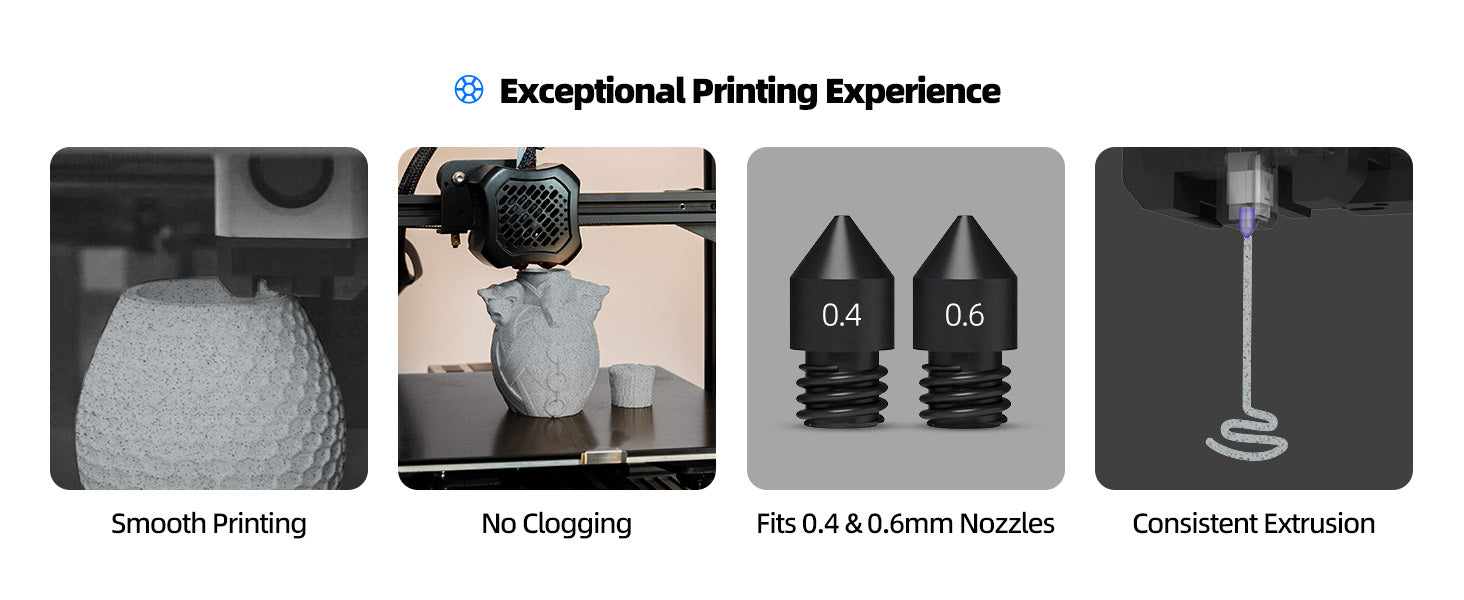 Inslogic High-Speed Marble PLA 3D Printing Filament 1.75mm 1KG - exceptional printing experience