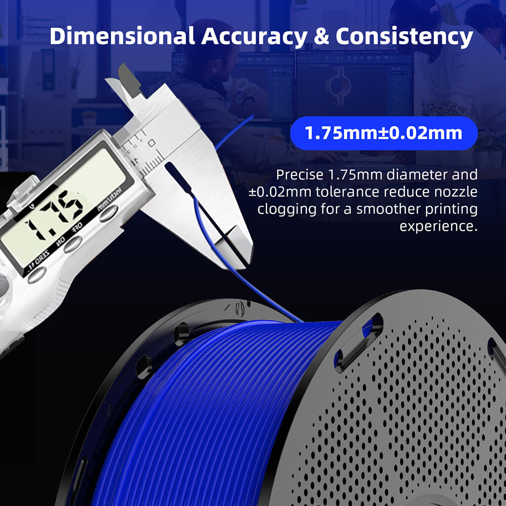 Inslogic High Speed PLA Pro Filament 1.75mm - Dimensional Accuracy