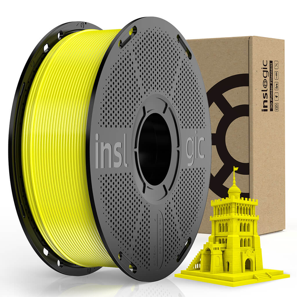 Inslogic High Speed PLA Pro Filament 1.75mm - Yellow