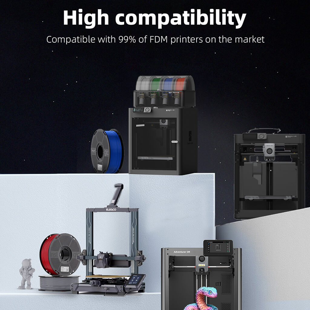 Inslogic Matte PLA 3d printing Filament  -  High compatibility