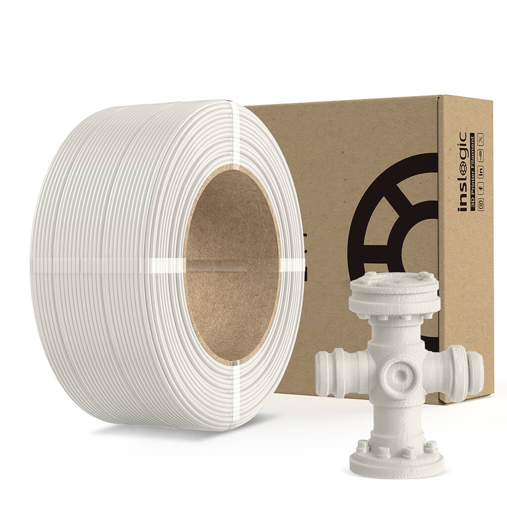 Inslogic Nylon PA6/66 Engineering Filament 500g Refill - Natural