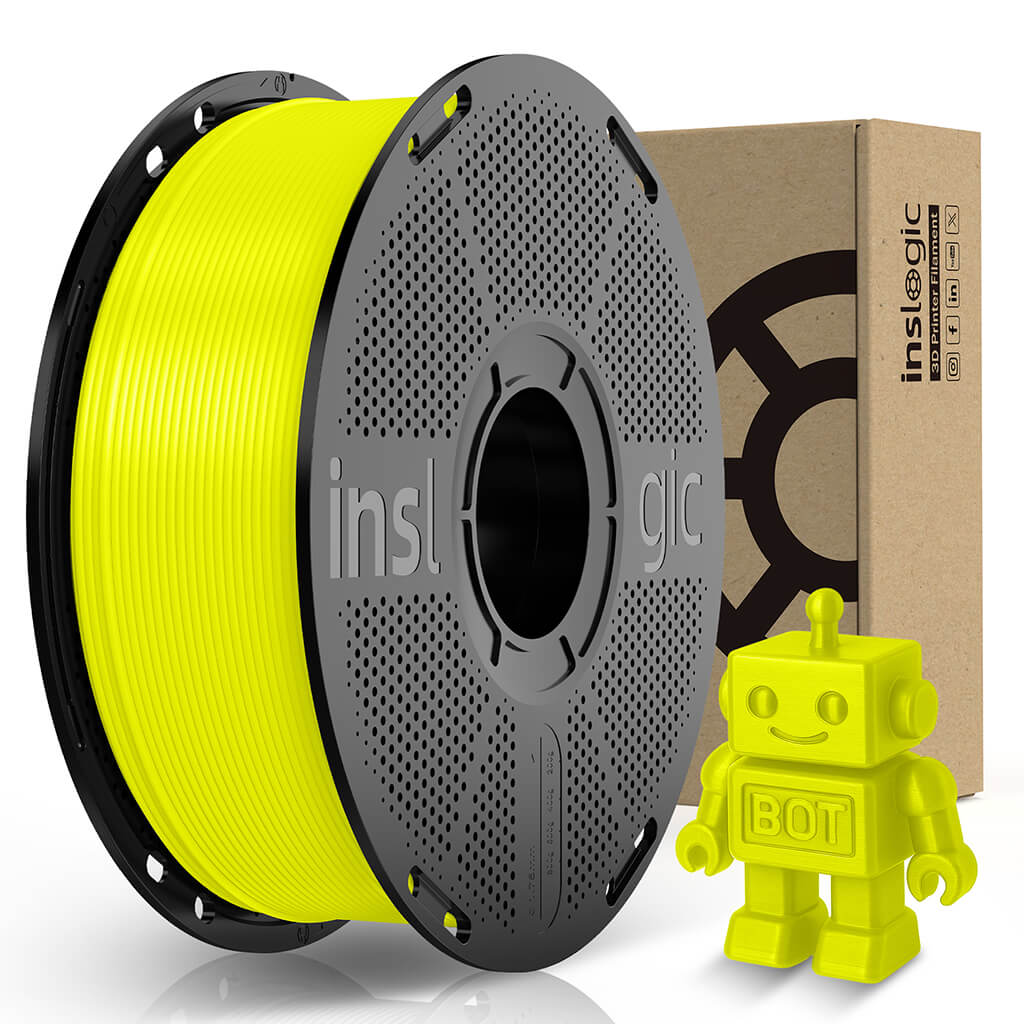 Inslogic PETG Pro 3D Printing Filament - Yellow
