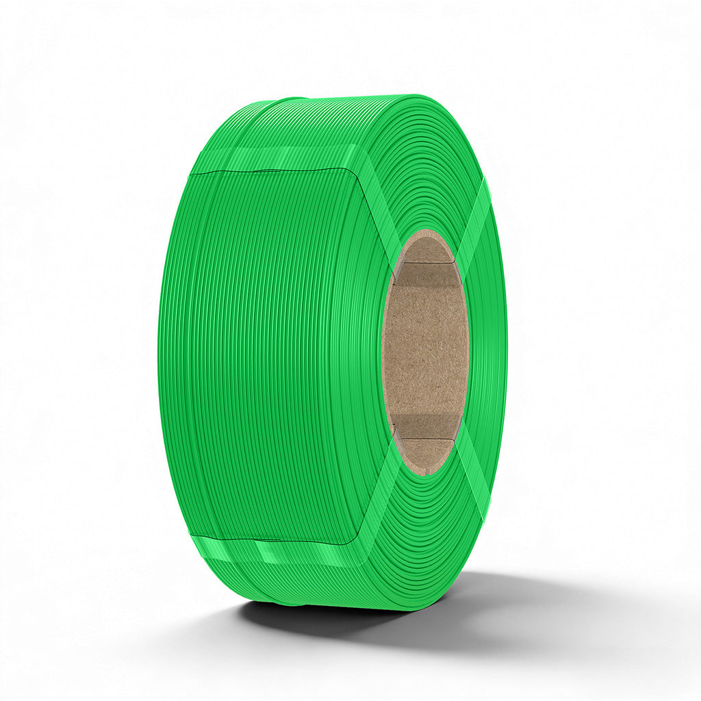 1.75mm PETG Pro filament spool, bright green filament roll