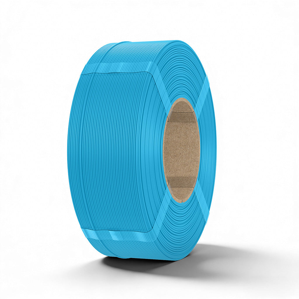 1.75mm PETG Pro filament spool, light blue filament roll