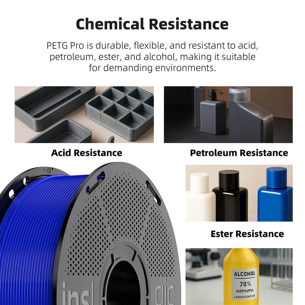 Inslogic PETG Pro Filament 1.75mm - Chemucal Resistance