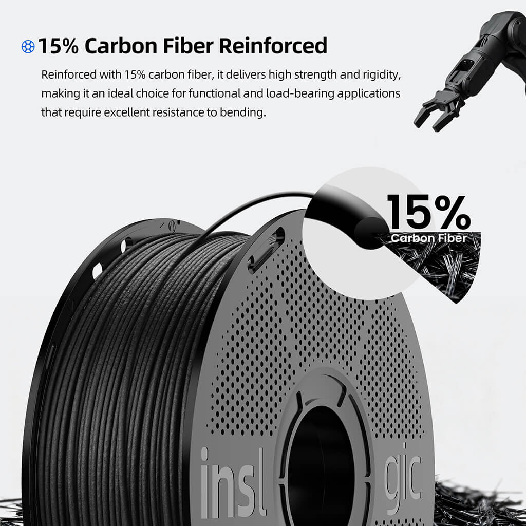 Inslogic PLA-CF15 Filament 1.75mm