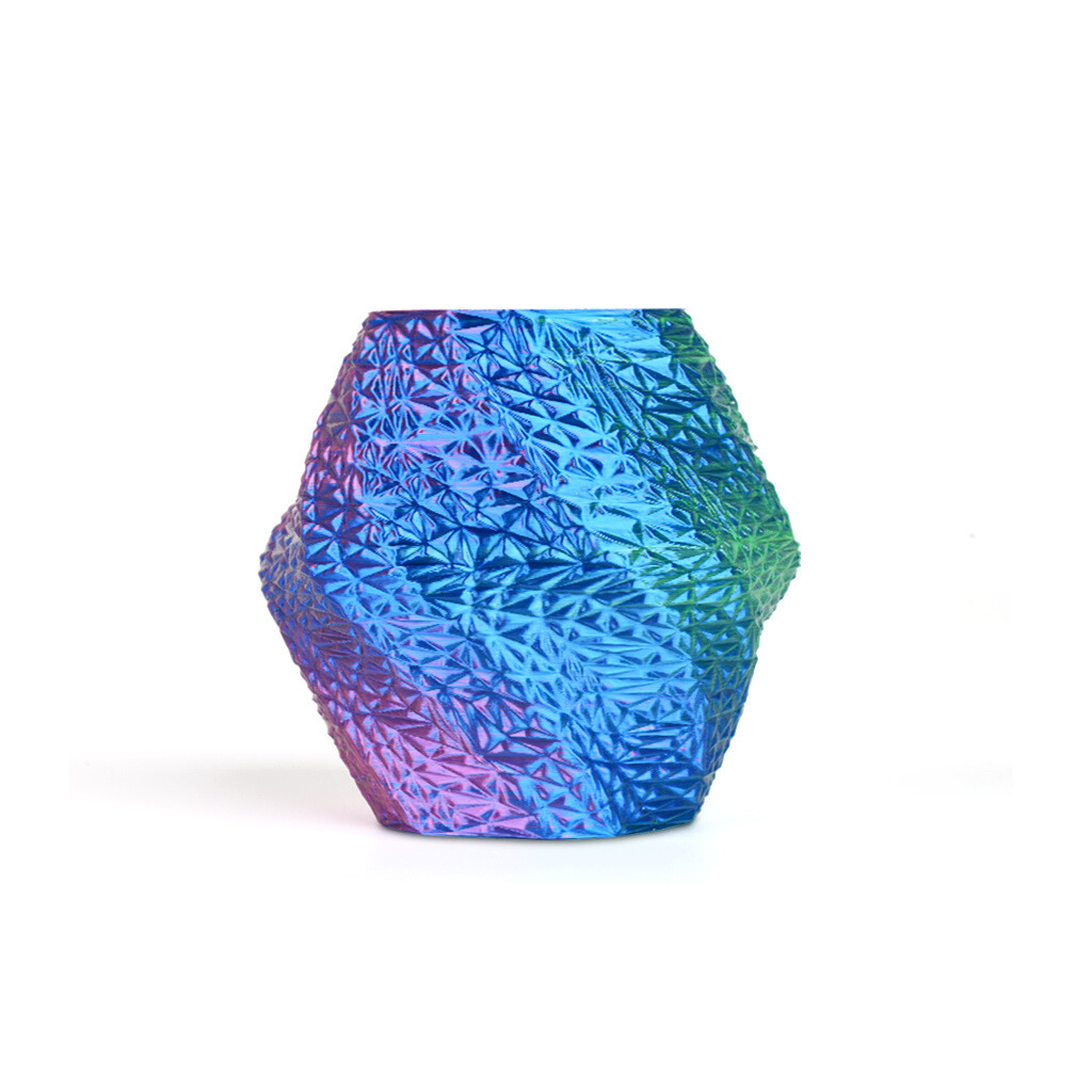 Inslogic PLA Multicolor Silk 3D Printer Filament - Blue & Green & Purple