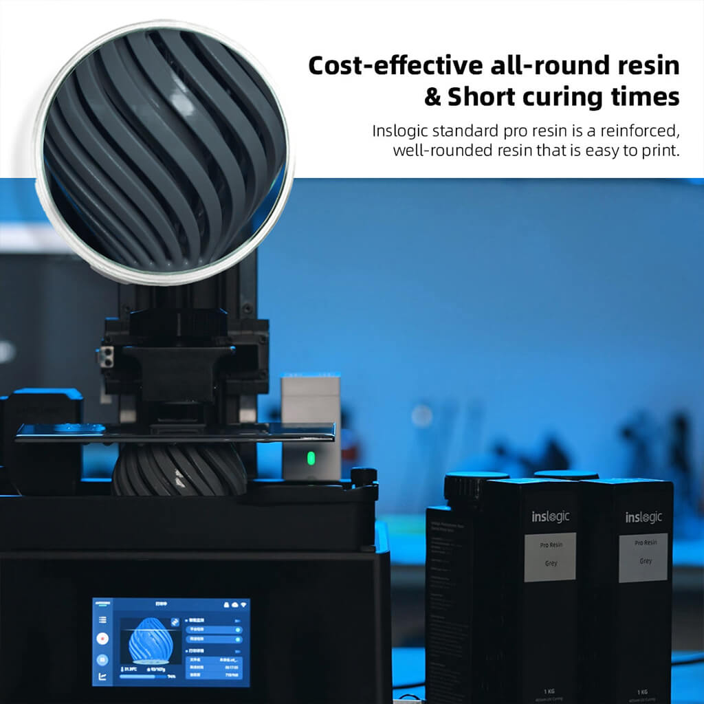 Inslogic Standard Pro Resin short curing times