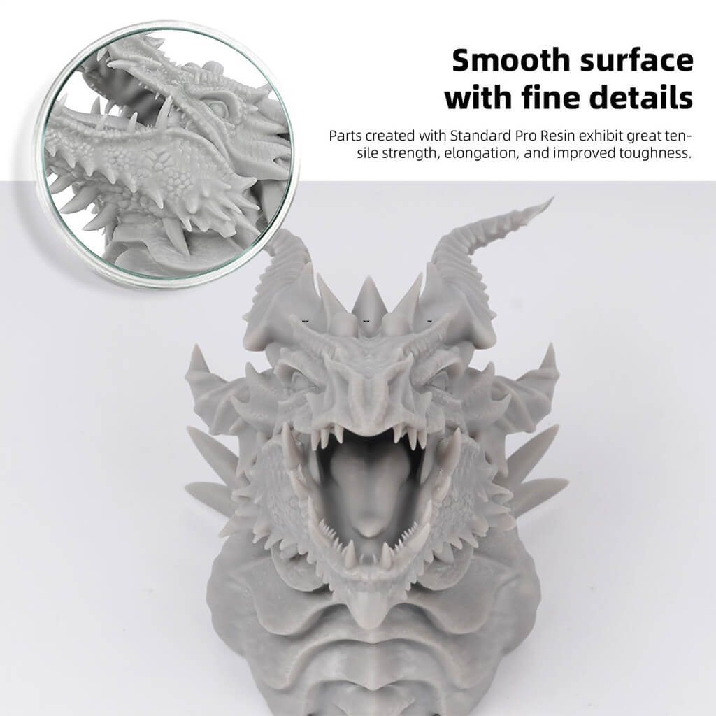 Inslogic Standard Pro Resin smooth surface with fine details