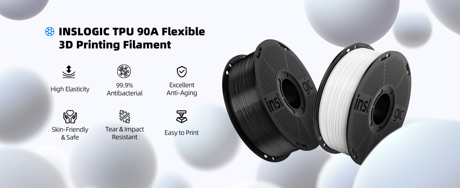 Inslogic TPU90A Functional 3D Printing Filament