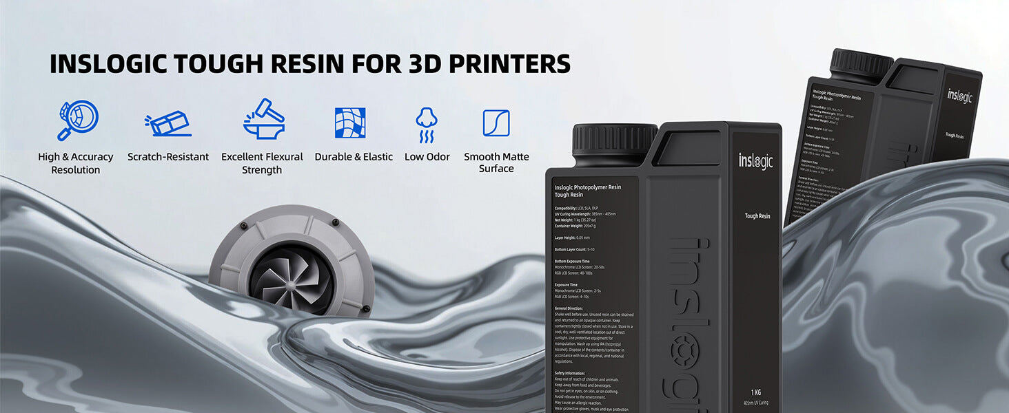 Inslogic Tough Engineering Grade Resin for 3D Printer