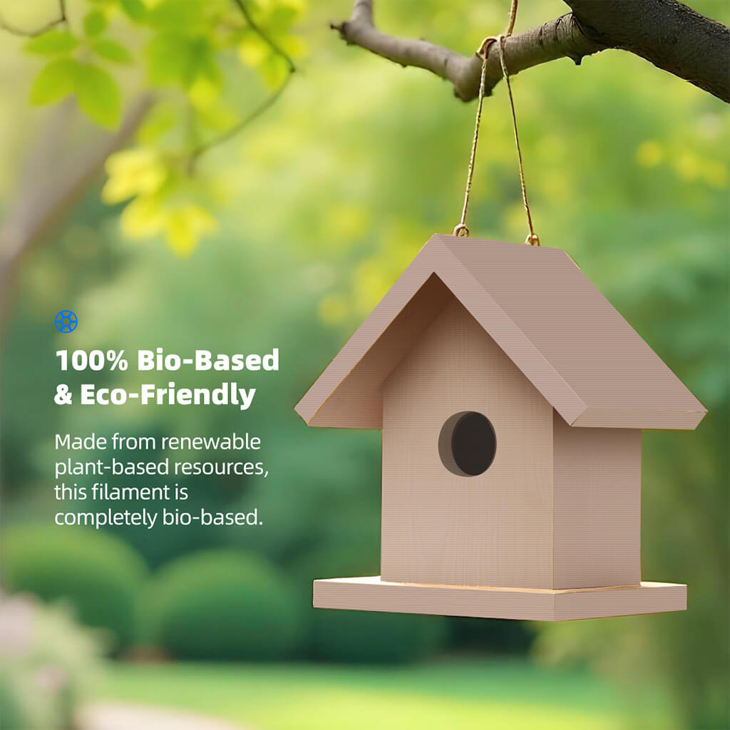 Inslogic WoodFill PLA Filament Aesthetically 100% Bio-Based & Eco-Friendly