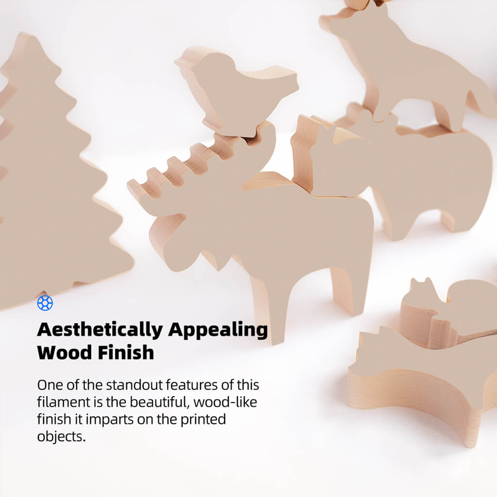 Inslogic WoodFill PLA Filament Aesthetically Appealing Wood Finish