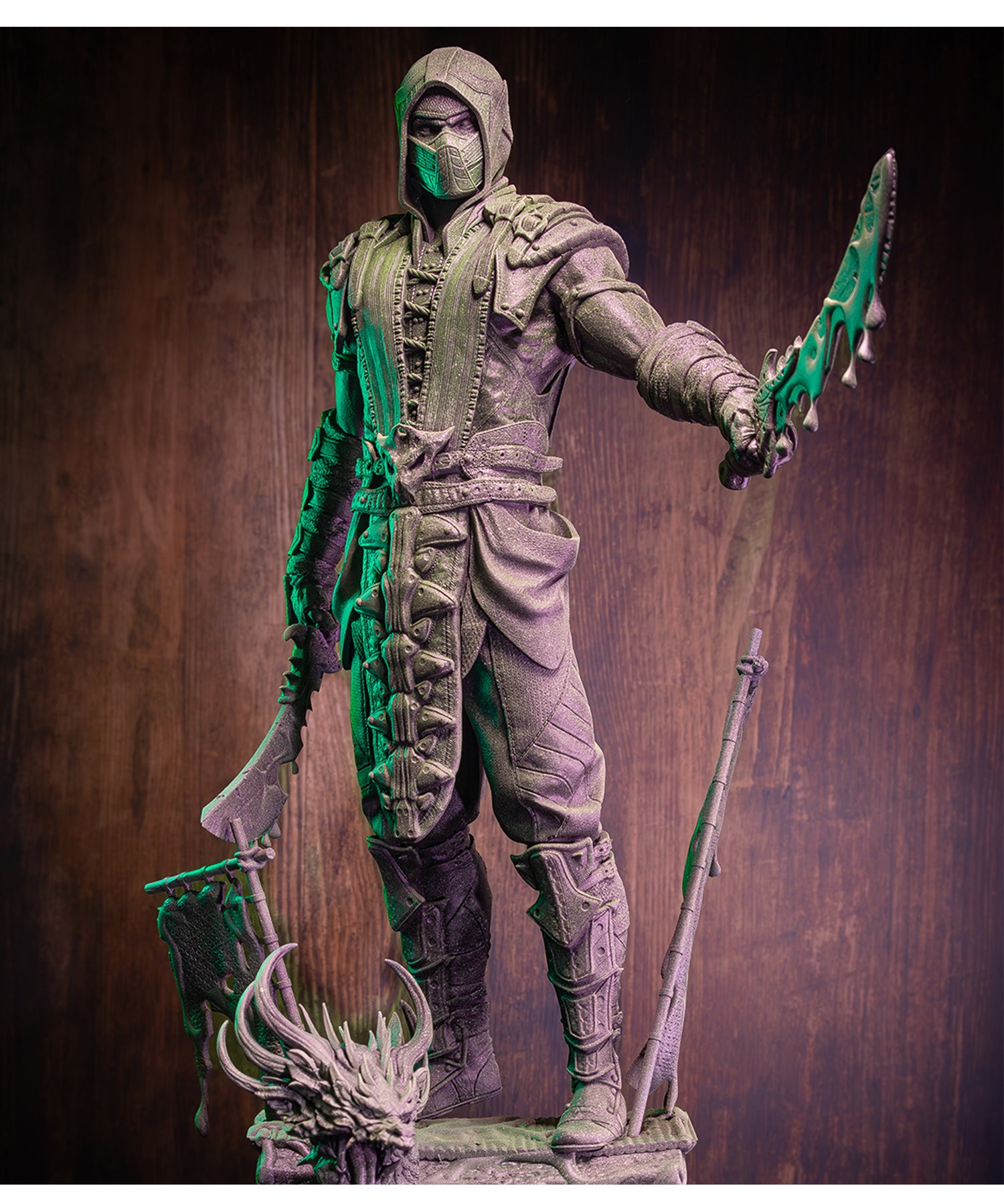 Mortal Kombat 3D Printed with Inslogic Reinforced Standard Pro 3D Printer Resin