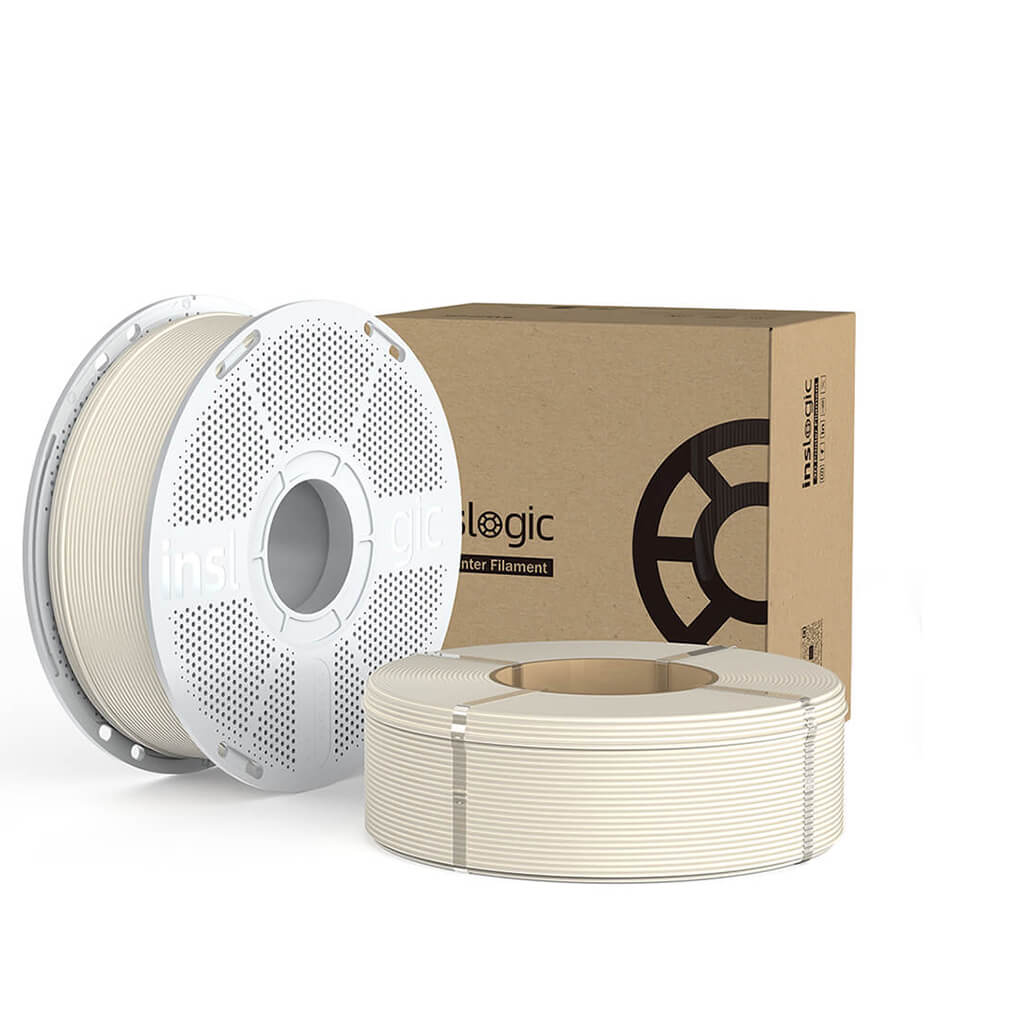 Nylon PA6/66 Engineering Grade 3D Printer Filament 1.75mm 2KG Bundle - Natural + Natural