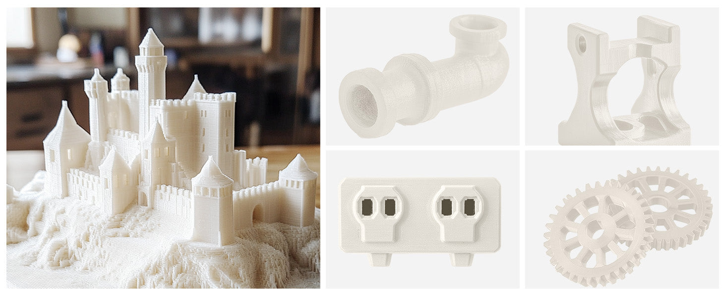 Printed with Inslogic ABS FR V0 Functional 3D Printing Filament 1.75mm 1KG with Spool - Natural