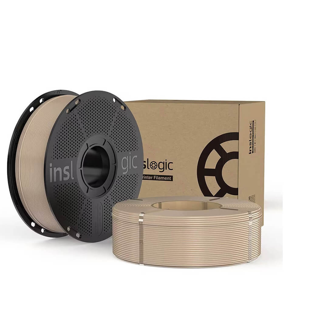 Inslogic WoodFill PLA 3D Printer Filament 2KG Bundle - Maple + Maple