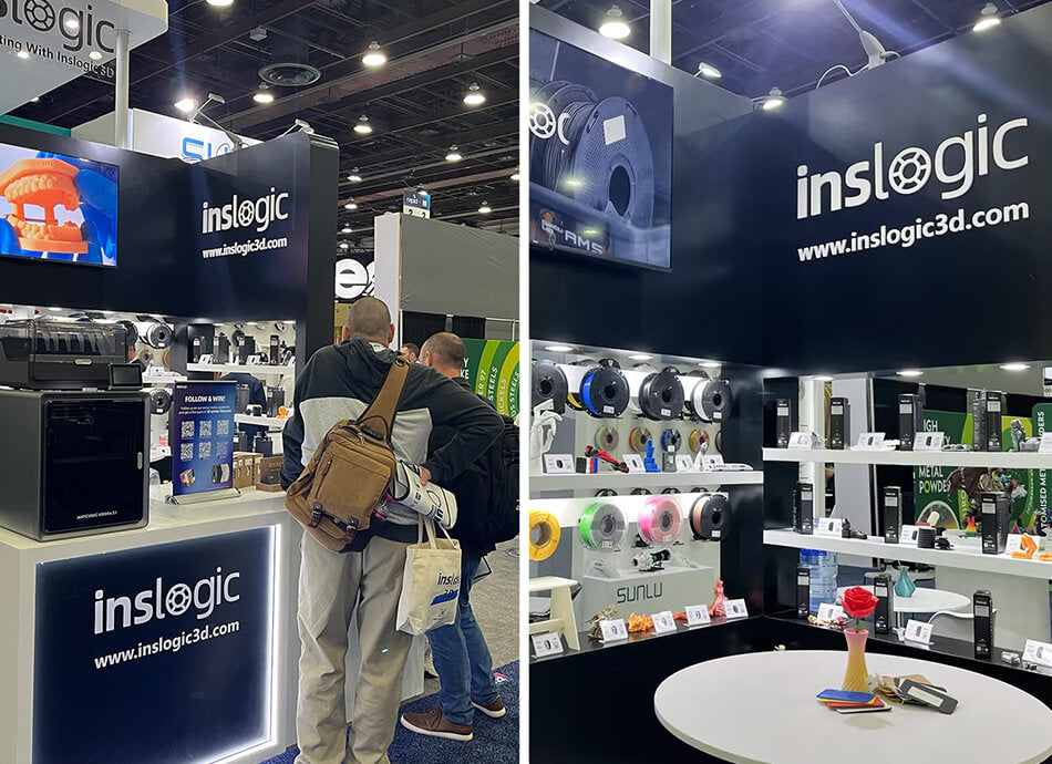 Inslogic Exhibits at RAPID + TCT 2025 in Detroit, Showcasing More Advanced Functional and Engineering 3D Printing Materials