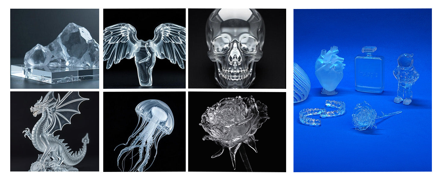 3D Model Printed With Inslogic Clear Resin, Professional 3D Printing Materials