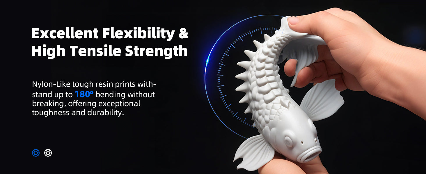 Inslogic Nylon-Like Tough Resin,Professional 3D Printing Materials,Excellent Flexibility & High Tensile Strength