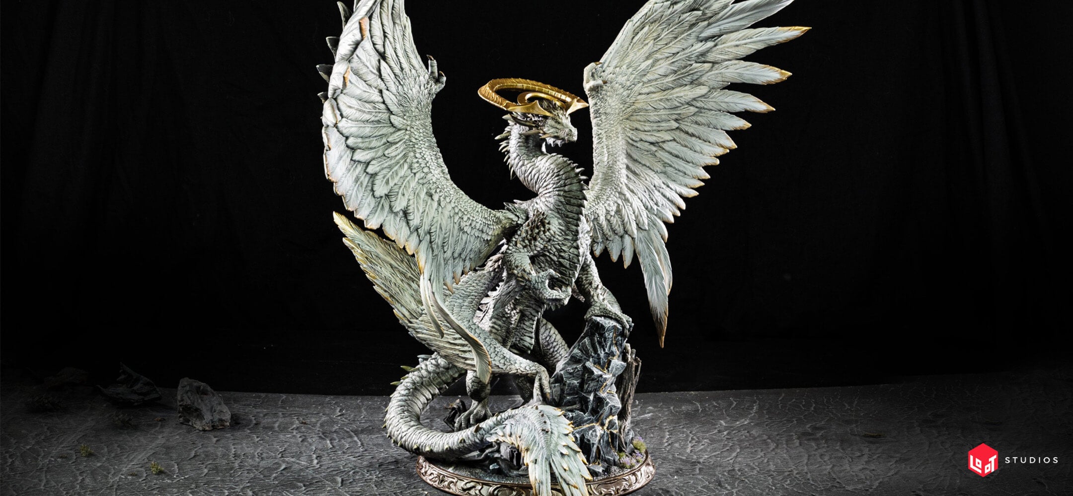Alphariox Dragon Forebearer Resin printed miniature