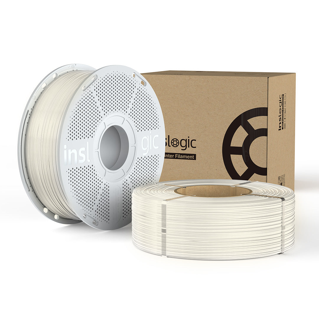 Inslogic ASA Filament spool with refill - White