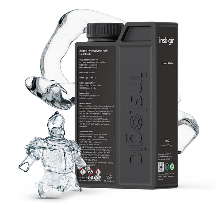 Inslogic High Clear 3D Printer Resin