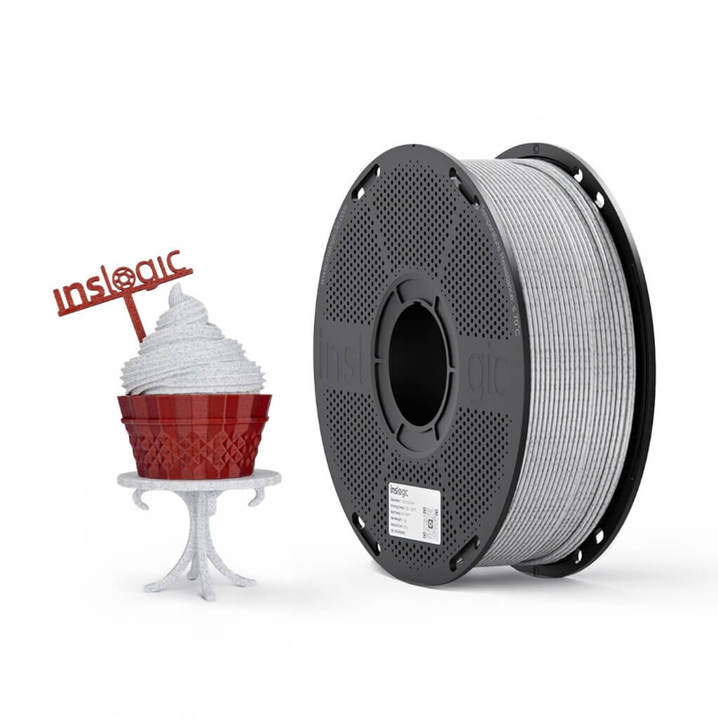 Inslogic High-Speed Marble PLA 3D Printing Filament 1.75mm 1KG
