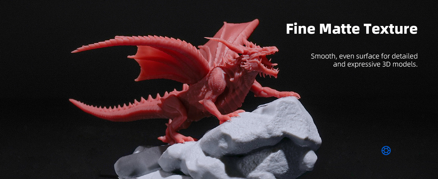 Inslogic High Detail Resin, Professional 3D Printing Materials, Fine Matte Texture