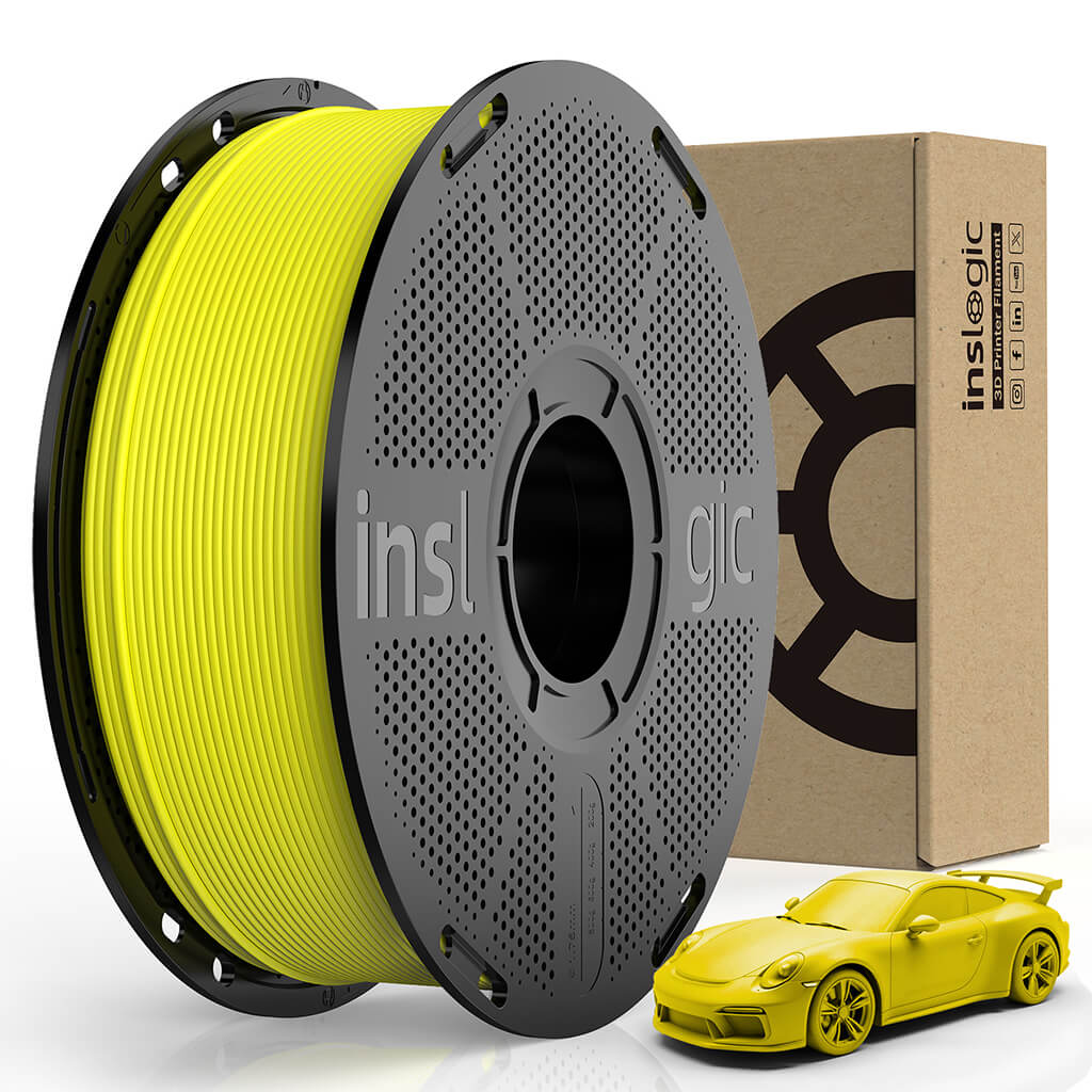 Inslogic Matte PLA Filament Yellow