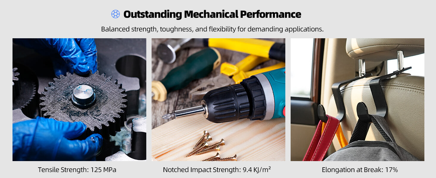 Inslogic PA6-GF Engineering Grade 3D Printing Filament - Outstanding Mechanical Performance