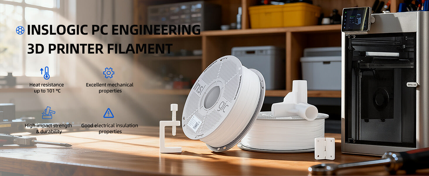 Inslogic PC(Polycarbonate) Engineering Filament 1.75mm