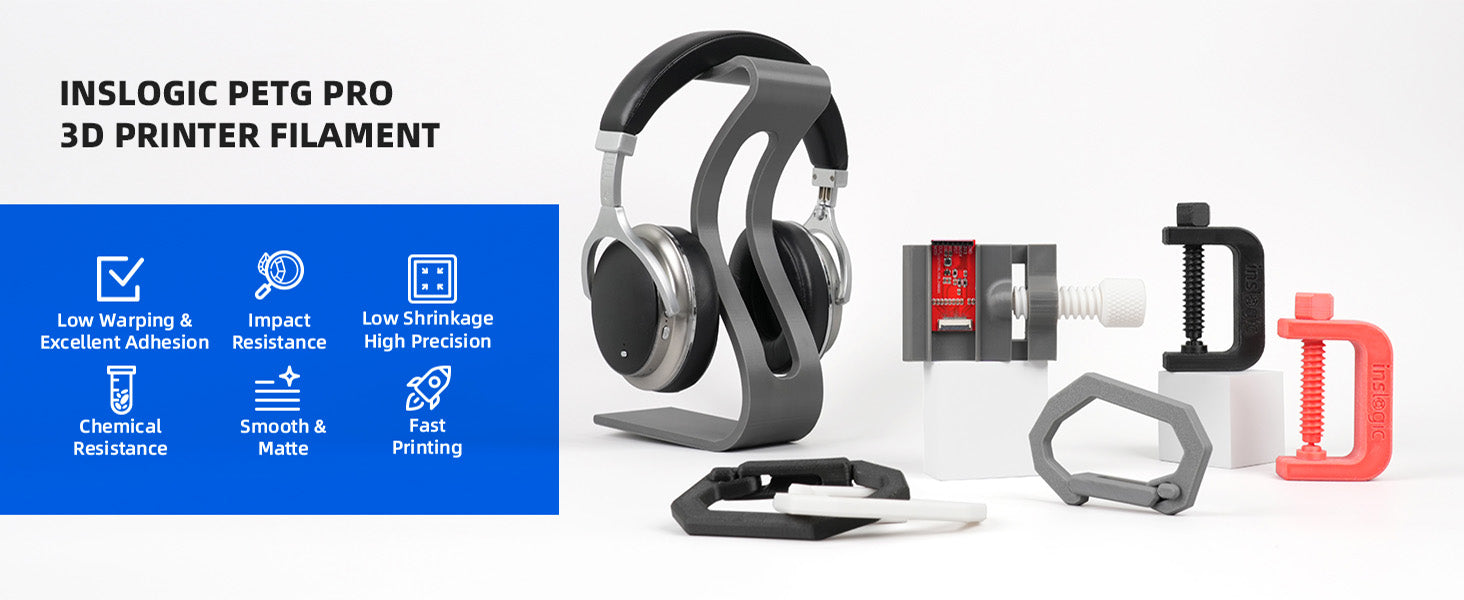 Inslogic PETG Pro 3D Printing Filament 1.75mm