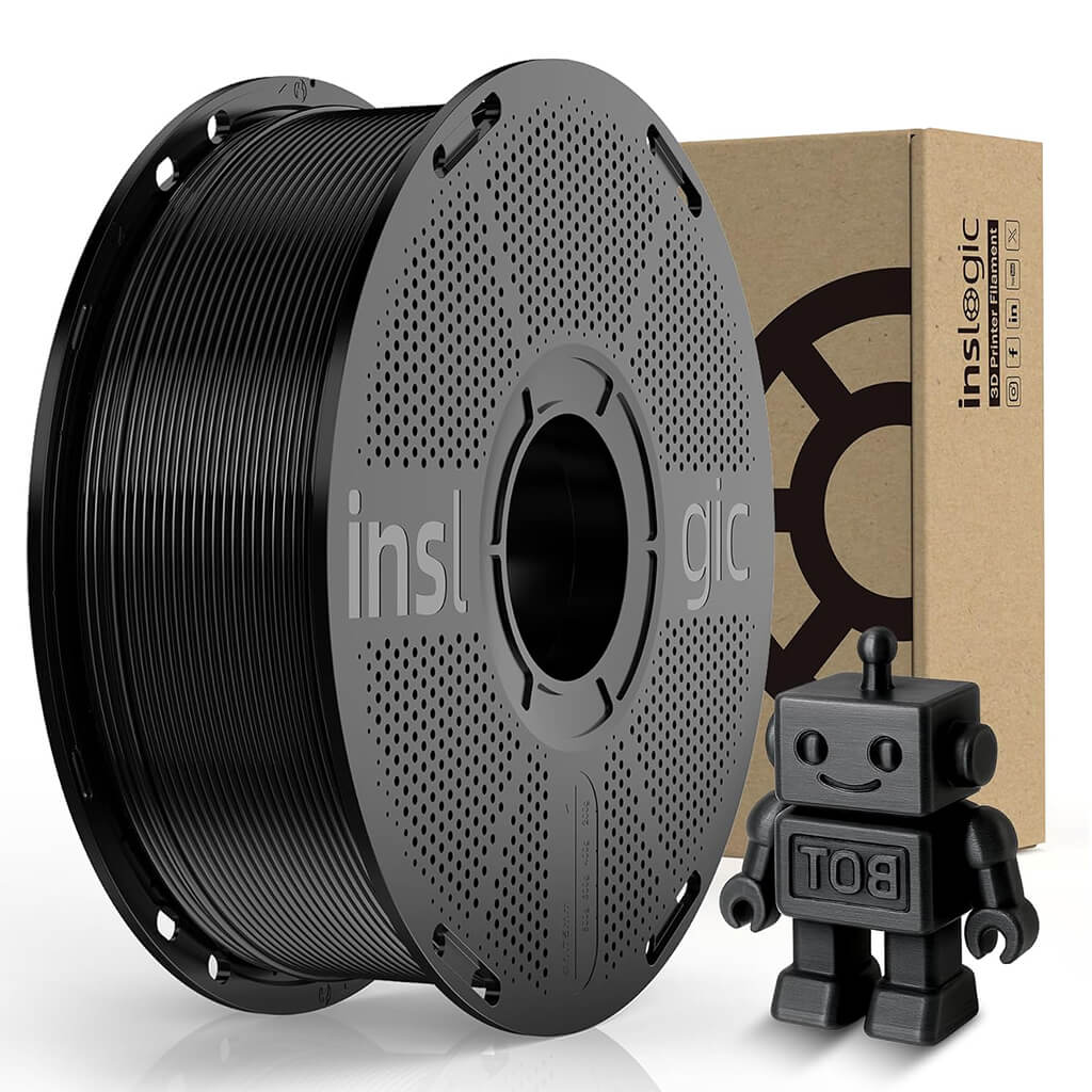 Inslogic PETG Pro 3D Printing Filament - Black