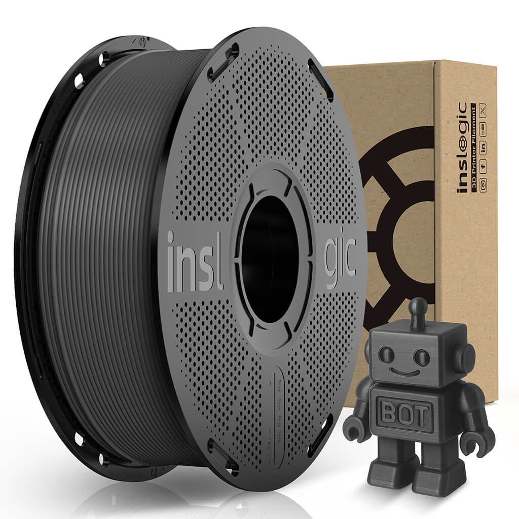 Inslogic PETG Pro 3D Printing Filament - Grey