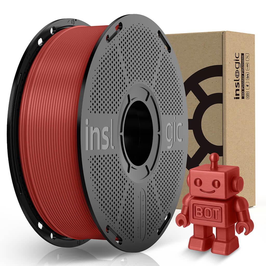 Inslogic PETG Pro 3D Printing Filament - Red