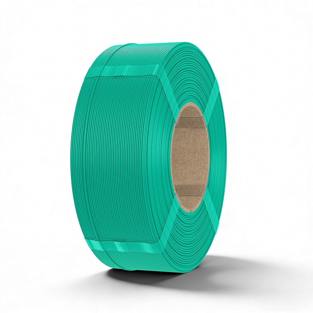 1.75mm PETG Pro filament spool, teal green filament roll