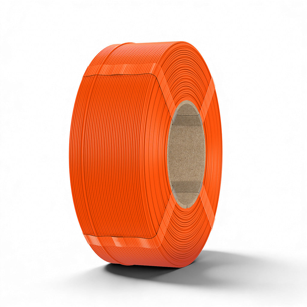 1.75mm PETG Pro filament spool, orange filament roll