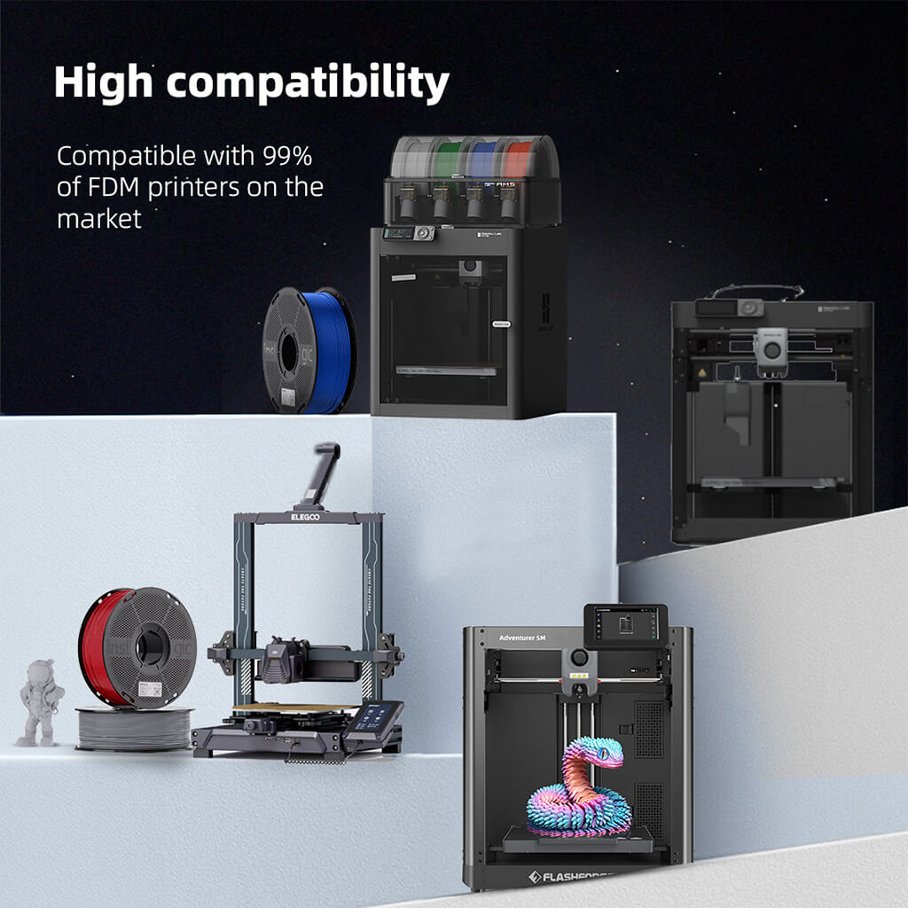 Inslogic PLA Multicolor Silk Filament High compatibility