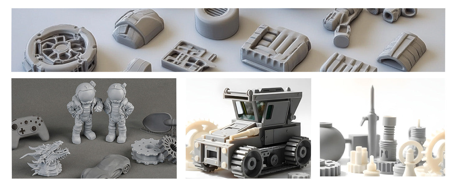 3D Models printed with Inslogic Standard Pro Resin, Premium 3D Printing Resin