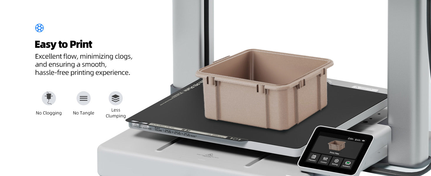 Inslogic WoodFill PLA 3D Printing Filament 1KG - Easy to Print