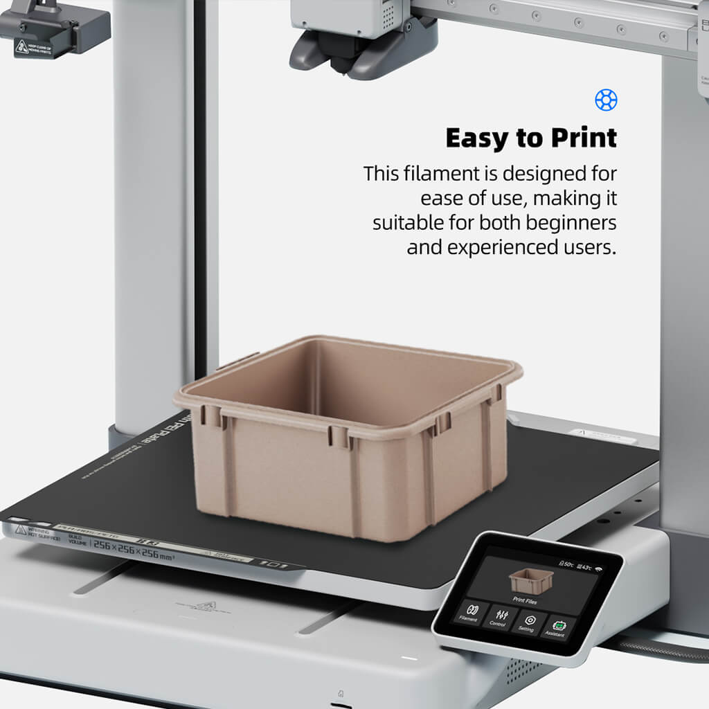 Inslogic WoodFill PLA Filament Easy to Print